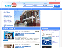 Tablet Screenshot of algerie-immobiliere.com